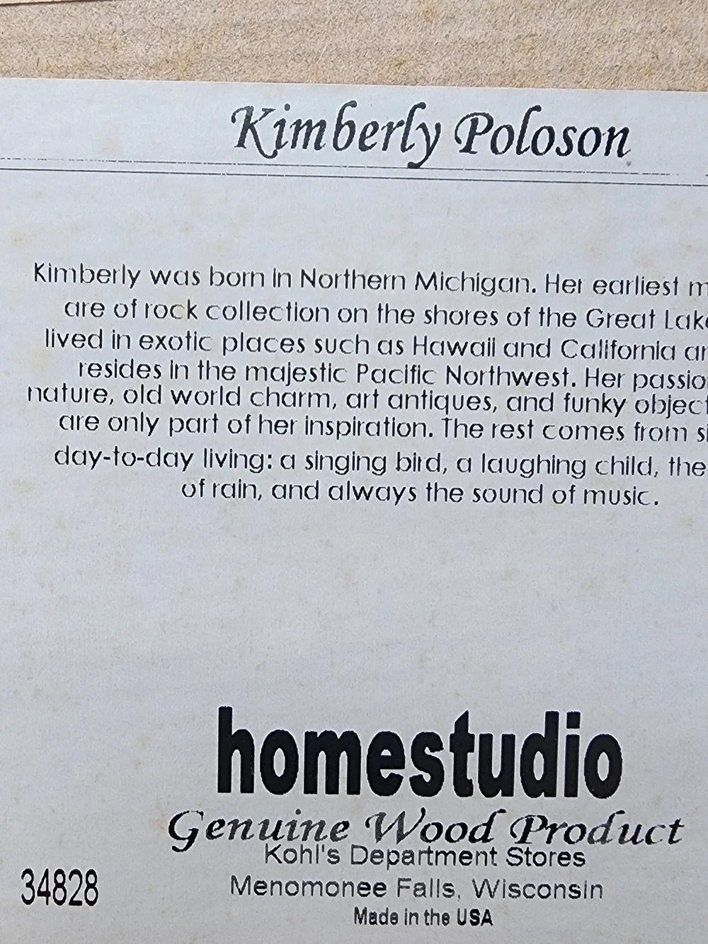 kimberly poloson charming framed